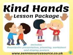 Kind Hands Lesson Package by njdc61 | Teaching Resources