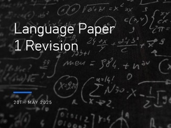 AQA Language Paper 1 Q2 and Q5 Revision