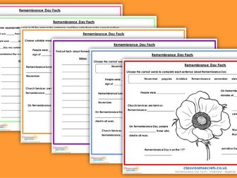 KS1 and KS2 Remembrance Day Facts