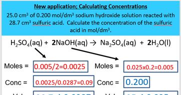 Titrations and calculations | Teaching Resources