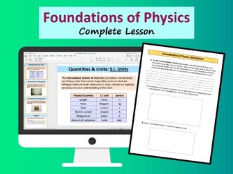 Foundations of Physics - A Level Physics