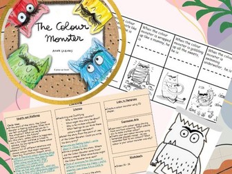 The Colour Monster Planner / Activities