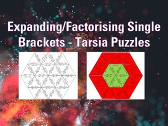 Expanding/Factorising Single Brackets - Tarsia Puzzle