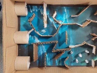 Design - Paper and Board- Design and make a marble maze