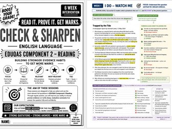 EDUQAS C2 Writing 6 week intervention booklet