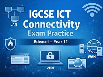IGCSE ICT Connectivity Exam Pack (Edexcel) – Year 11 Practice Papers with Mark Schemes