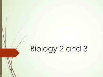 Biology 2 & Biology 3 AQA GCSE Revision PowerPoint for 2017 specification