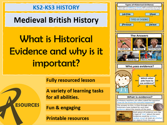 History Skills - Evidence & Sources