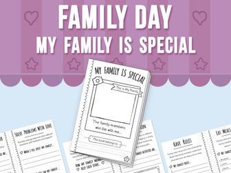 Family Day - My Family is Special Activity