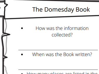 Domesday book questions