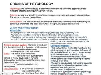 Psychology AQA A level - Approaches