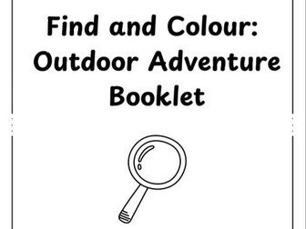 Outdoor activity booklet