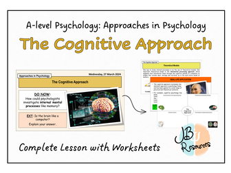 A-Level Psychology - THE COGNITIVE APPROACH [Approaches in Psychology]