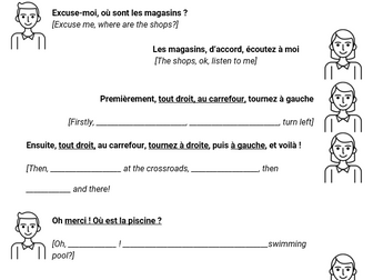 Directions in French (Year 7)