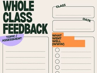 Teacher Marking Pack - Resources Included