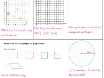 Maths 6 in 6 Year 6 Starters