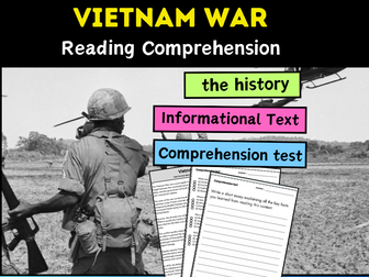 Vietnam War , reading comprehension , information text