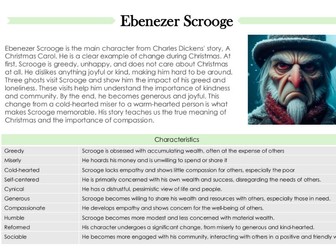 A Christmas Carol - Knowledge Organiser
