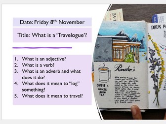 (SOW) Bill Bryson Inspired Travel Writing Scheme of Work