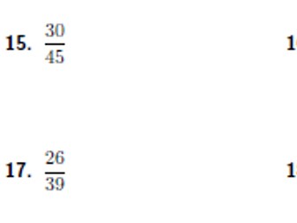 Simplifying fractions worksheets (with answers) | Teaching Resources