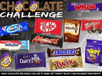 Chocolate Bar Fitness Challenge