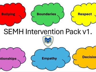 SEMH Intervention Pack 1-10