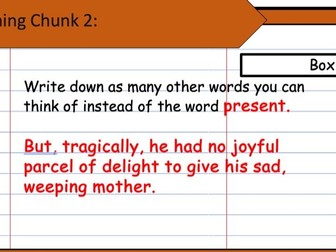 Literacy Creative Writing