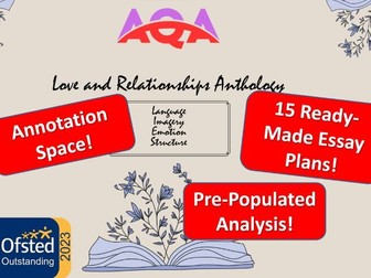 15 AQA Love & Relationships Essay Plans!