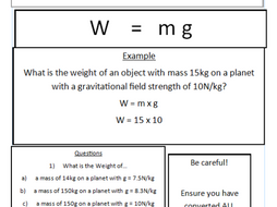 Physics Trilogy Aqa Equations Booklet Teaching Resources