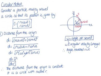 Circular Motion Investigation Answers (IB Mathematics AI HL)