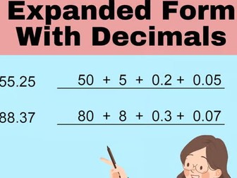 Expanded Form With Decimals Worksheets , Place Value Worksheets