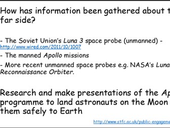 GCSE Astronomy 9-1 Edexcel Pearson Topic 9 Exploring the Moon