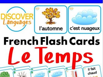 Beginner French Flashcards - Weather and Seasons