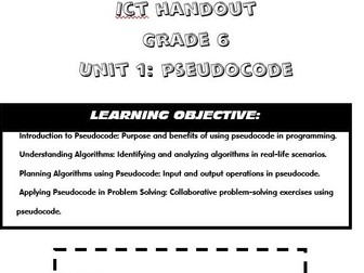 Pseudocode for Grades 4–6 (English-Language File)