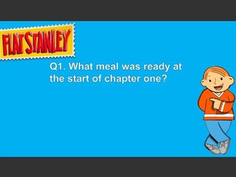 Flat Stanley Comprehension Questions Y2