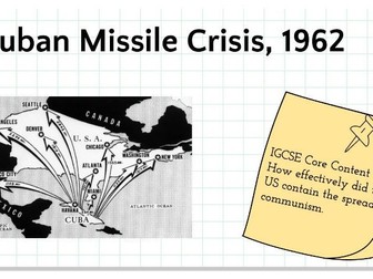 IGCSE Cuban Missile Crisis slides