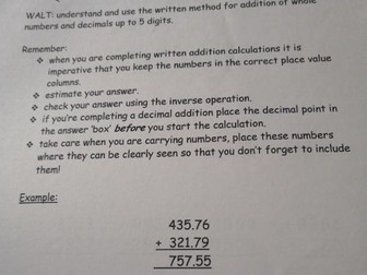 Non-negotiable Maths Skills for Year 3, Year 4, Year 5, Year 6