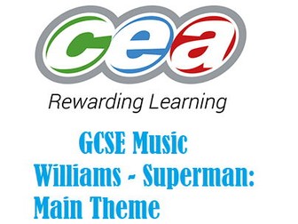 CCEA GCSE Music Williams - Superman Worksheet