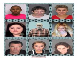 Celebrities Acting Irresponsibly Cards 4 Pages = 36 Cards