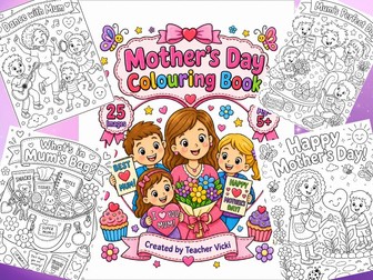 Fun Mother’s Day Colouring Book Age 5+