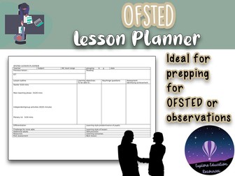 OFSTED Lesson Plan Template