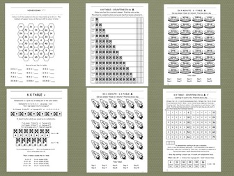 Six Times Table - Comprehensive Workbook.