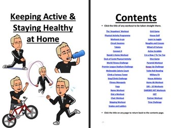 Keeping Active & Staying Healthy at Home