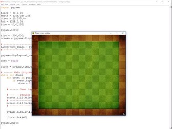 Pygame 05 - Adding Background Images