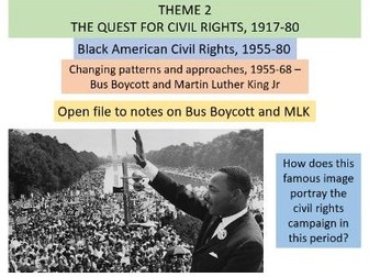 In Search of the American Dream - Unit 2 The Quest for Civil Rights - Edexcel A Level History
