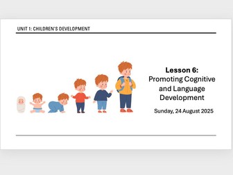 AAQ Early Childhood Development Unit 1 - Promoting Cognitive and Language Development C2