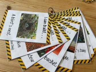 Construction area bundle including cards and resources