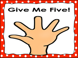 Classroom Rules Posters (Polka-Dot): Give Me Five! | Teaching Resources