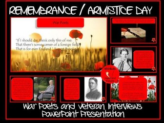 Remembrance Day - War Poets and Veterans