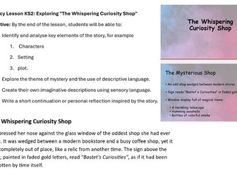 The Whispering Curiosity Shop